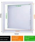 12 By 12 Inch Plumbing Access Panel For Drywall Heavy Duty Reinforced Plastic Hinged Wall And Ceiling Access Door