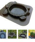 Turtle Stepping Stone Mold for Concrete Pathways 17.3 by 15 by 1.6 Inch Cement Mold for Garden Patio Lawn DIY Paving