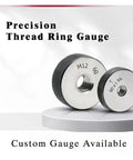 2 Piece Metric Thread Ring Gauge Set M1 To M30 Go No Go For Mechanical Inspection on display