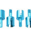 Aluminum Alloy Front And Rear Gearbox Joint Cup For Tamiya TT01 TT01E TT02 One Tenth Scale RC Drift Cars CNC Precision Drift Ready Upgrade Part Blue