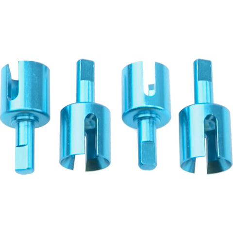Aluminum Alloy Front And Rear Gearbox Joint Cup For Tamiya TT01 TT01E TT02 One Tenth Scale RC Drift Cars CNC Precision Drift Ready Upgrade Part Blue
