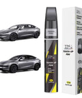 Quicksilver PN00 Touch Up Paint Pen And Brush Kit For Tesla With Spot On Color Match Scratch Repair 2 In 1, packaging shown.