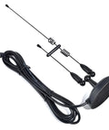 Beefy Dual Band VHF UHF Magnetic Base Antenna For 2m And 70cm Radios With 3.5 Inch Mount And 13 Foot RG58 Cable PL259 UHF Male
