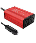Heavy Duty 300 Watt Car Power Inverter Transforms Dc 12 Volt To 110 Volt Ac Output Featuring Dual Usb Port And Built In Fuse for easy charging.