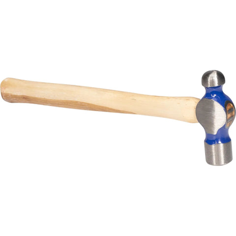 Ball Pein Hammer 20 Oz With Hickory Handle American High Carbon Steel Durable Compression Wedged Handle Black Finish Ideal For Metalworking And Car Repairs