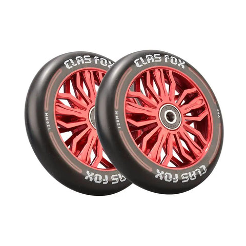 Real Heavy Duty Pro Scooter Wheels With Abec 9 Bearings 120 X 24 MM Forged Aluminum Core 88A Polyurethane Sick Grip Shredder Approved Street Rides No Cap