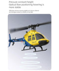 1/42 Scale Bell 206 RC Helicopter With 2.4G 4CH Flybarless Mini 3D Stunt Model Optical Flow Altitude Hold And 6-Axis Gyro