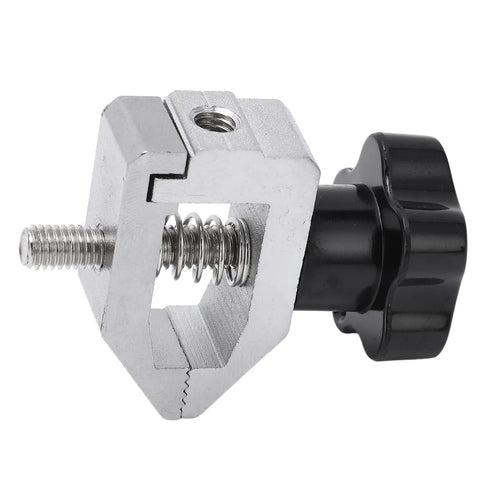 500N Push Pull Force Fixture Clamp For Tension Testing In Rubber And Paper, Heavy Duty, High Hardness Iron Alloy Clamp With Grippy Friction Grip For Accurate Tensile Strength Measurements, side view