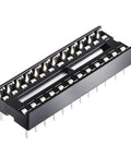 24 Pin DIP IC Socket 2.54mm Pitch Narrow Body For Soldering DIP IC Socket Adapter For PCB Design And Breadboard Projects