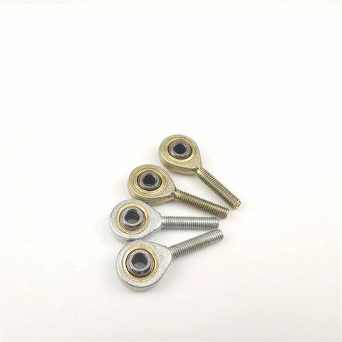 Kickass 2Pcs Rod End Bearings With Male Female M5X0.8 Threads, steel, sealed joints for suspension linkage movement.