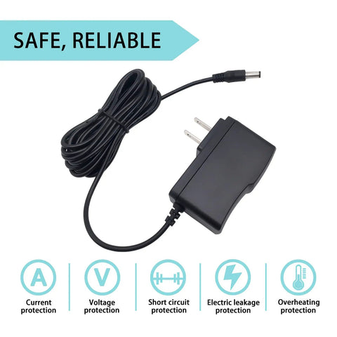 9V Power Supply Charger For Guitar Pedals That Works With Boss Roland Multi Effects And GT Series Units Includes 6 Foot Cord And Durable Design For Studio And Stage Use