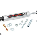 V2 Steering Stabilizer For 2016 To 2024 Chevy And GMC 2500 And 3500 HD Trucks with mounting hardware