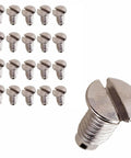 20 Pack TP Style Needle Plate Screws For Sewing Machines Replacement Hardware For Single Needle Units Compatible With Industrial and Home Models, close-up