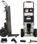 Heavy Duty Electric Stair Climbing Hand Truck Cart 880 Lbs Capacity 1200W Motor Battery Powered Stair Climber Dolly components