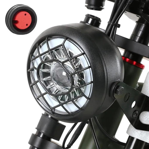 Beefy 600 Lumen Bike Headlight Front Light For Night Riding Waterproof For E Bike 36V 48V 52V Safety LED Beam