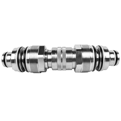 Flat Face Skid Steer Quick Coupler Kit Dual Male And Female Quick Connect Replacement For Kubota Bobcat SVL Series