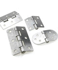 Beefy Heavy Duty Stainless Steel Surface Mount Door Hinges Connector Hardware For Strong Smooth Door Swing Corrosion Resistant Durable Frame Linkage 1 Piece