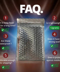 FAQ about 6x7 Inch Insulated Bubble Mailers Pack Of Forty For Cold Shipping Waterproof Thermal Lining Keeps Food And Temperature Sensitive Goods Fresh Perfect For Chocolates Supplements Snacks And Small Biz Shipments