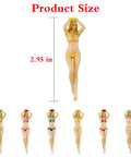 Funny Bikini Style Golf Tees For Women 6 Pack Plastic Tees Set Hilarious Gift For Birthdays Holidays And Bachelorette Parties Martini Themed Golf Inspiration showing 2.95 inch size and assorted colors