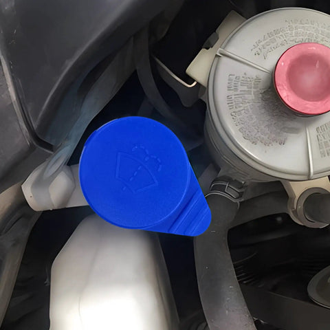 Installed Windshield Washer Fluid Reservoir Cap Replacement For Ford Focus 2012 2018 Compatible With OE CP9Z17A605A
