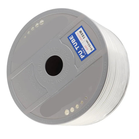 Hella Flexible Transparent Pu Air Hose With Ultra Soft Pneumatic Tubing 10mm Outer Diameter And 6 5mm Inner Bore For Air Compressors on spool.