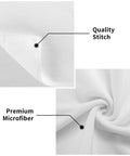 Close-up of Ultra Soft Microfiber Bath Towel For Adults Quick Dry Absorbent Gym Pool Shower Bathroom Daily Use showing stitch and microfiber detail.
