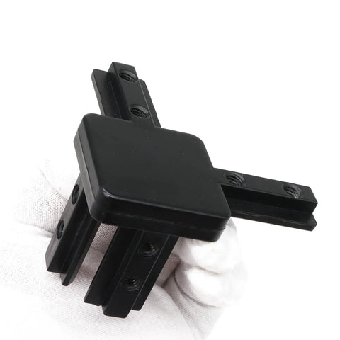 Eight Pieces 4040 Aluminum Extrusion Corner Brackets For 40 Series Frames, 3 Way Tri End Cap Connectors, Black Zinc Alloy Construction
