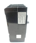 Pro Grade Heavy Duty Molded Case Circuit Breaker 3 Pole 100 Amp 600 Volt AC and 250 Volt DC close-up side view showing safety label.