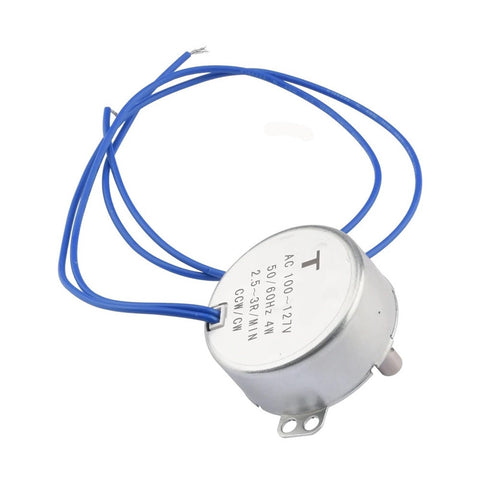 Heavy Duty Synchronous Motor Built Different Delivers Serious Torque For Any Setup, smooth motor with blue wires for microwave turntables