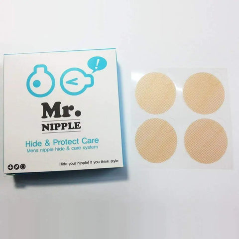 Ultra Thin Nipple Covers For Men, 3cm Diameter Concealers With Hypoallergenic Glue, Hide And Protect System packaging