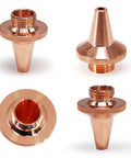 10 Pcs 3D Laser Nozzles M8 Thread Brass 15 mm Diameter 19 mm Height Caliber 1.0 To 3.0 For Raytools BT240S BM109 High Conductivity