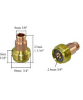 Pro Grade Top Notch Gas Lens Stubby Collet Bodies TIG Kit Three Thirty Second Inch Two Point Four Millimeter 45V26S 10N24S detail view