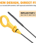 Engine Oil Dipstick Replacement For 2009 2017 Audi A4 A5 Quattro 2011 2015 Q5 2012 2016 Q3 2008 2013 A3 And VW Jetta Passat 2 0T close-up view