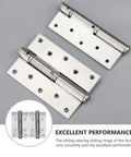 Self Closing Stainless Steel Door Hinges for Interior and Exterior Doors, heavy duty, hidden hinge design, rust resistant