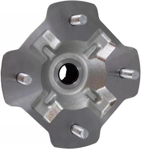 Front Wheel Hub Replacement for Honda Rancher 420 Trx420 4x4 2007-2012, top view with studs visible
