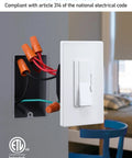 12 Pack 22.5 Cu In Single Gang Electrical Outlet Box For New Work Side Mounted Plug And Play Quick Room Setup Easy Install recessed box with wires