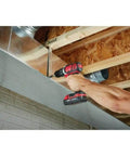 Badass Compact Cordless Drill Driver Kit Featuring Brushed Motor And High Torque Performance designed for securing ductwork in construction.