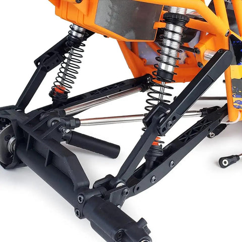 Alloy Rear Sway Bar Set For 1 Tenth RBX10 Ryft 4WD Brushless Rock Bouncer RTR Matte Black Replaces Stock Sway Bar