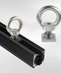 Six Pack M8 Heavy Duty Eye Bolts With T Slot Bolts In 304 Stainless Steel Eye Nuts And Nuts For Roof Rack Bungee Cords Ropes Anchoring Kit Ideal For Trailers Boats Decks And Challenging Outdoor Use, M8 T-slot clamp on rail