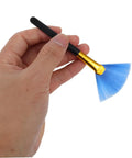 Twenty Piece Keyboard Cleaning Brush Set For Gaming Setup Electronics Soft Bristle Dust Removal Tool Sturdy Wood Handle Deep Clean Keycap Detailing Best For Home Office Tasks, handheld brush with blue bristles and black handle