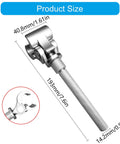 Adjustable Door Hinge Fixer for Entry and Bedroom Doors Drill Free No Damage Gap Fix Tool dimensions and design details