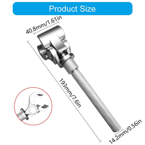 No Drill No Mess Adjustable Hinge Fixer For Door Gap Reduction Quick Door Alignment In Seconds Fits Wood And Metal Doors And Cabinets Heavy Duty Metal Forged Tool size dimensions shown