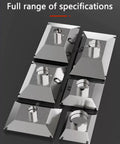 Pro Level Stainless Steel Fume Hood Square Smoke Collector For Welding Cutting Dust Extraction Heavy Duty Industrial Air Filtration System Badass High Heat Resistant Build with multiple specifications aligned.