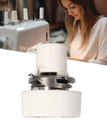Sewing Machine Thread Tension Regulator Replacement Part For Household Models Durable And Rust Resistant Assembly No Fuss Install Precise Tension Control Fits 307 Type Machines Perfect For Home Hobbyists And Small Workshops, white plastic and metal