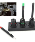 Pro Grade Watch Oiler Pens With Base Automatic Precision Lubrication Tool set of 3 with color-coded stands