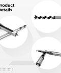 Badass 4 Piece Steel Mortising Chisels Set Knocking Out Crisp Square Hole Cuts For Precision Woodworking Joints close-up of blades and details