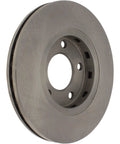 Centric 121.67049 C-Tek front brake rotor; gray metal disc with a 5-lug hub for Chrysler/Dodge applications