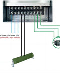 Beefed Up Heavy Duty Variable Frequency Drive Inverter For Motor Speed Control And Pumps Industrial Grade Quality 30 KW 40 HP 220V 1 To 3 Phase Input To 3 Phase Output 50 60 Hz wiring diagram with motor and resistor