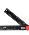 Digital Angle Finder Protractor Ruler 7 Inch 200mm Angle Measuring Tool Easy Grip Design precise angle reading at 39 degrees