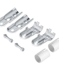 Pivot Tee Pipe Fittings Connector T Adjustable Clamp For 3/4 Inch EMT Conduit With PE Adapter Shims 10 Sets Includes Bolts Nuts